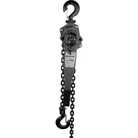 OZ Lifting Industrial Lever Hoist 1-1/2 Ton Capacity 15' Lift