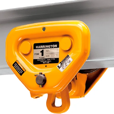 Harrington® PT2 Push Trolley, 8 Ton Capacity