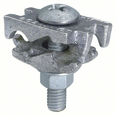 Cable Tray Grounding Connector: Copper, 2 Grounding Wires