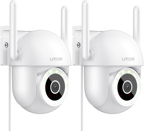 litokam 4MP Security Camera Outdoor, 2.5K Cameras for Home Security