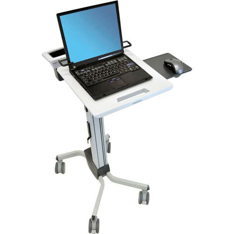 Laptop Cart, 15 lbs. Capacity, Two-Tone Gray