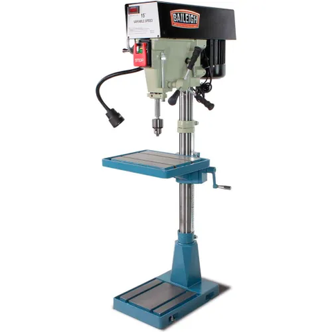 Baileigh® DP-15VSF Floor Standing Drill Press, 1 HP, 1-Phase, 110/220V