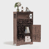 Storage Cabinet With Doors And Drawers