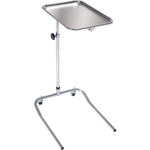 Single-Post Chrome Mayo Stand, 12-5/8" x 19-1/8" Tray