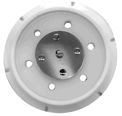 Hutchins 6" PSA Vacuum 6-Hole Pad (5146)