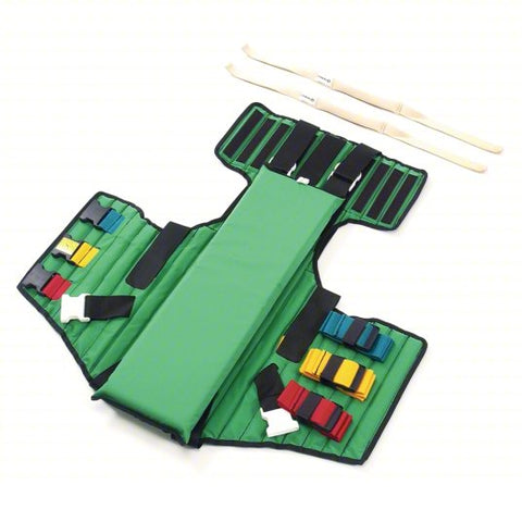 FERNO Extrication Device: 33 in L x 32 in W, 500 lb Wt Capacity - Max, Nylon, Green