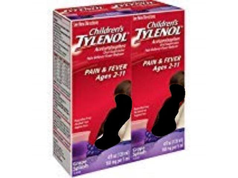children's tylenol grape splash flavored