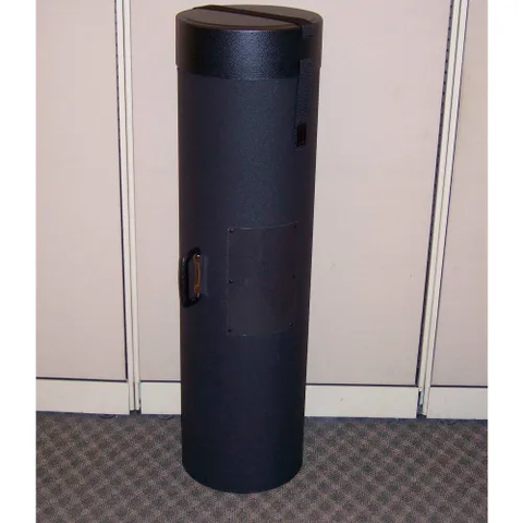 Case Design 511 Rotunda Graphics Case - Trade Show Case - 16"L x 16"W x 36"H - Black