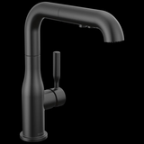 Almari Pull-Out Sprayer Kitchen Faucet, Single Handle Kitchen Sink Faucet 16943-SS-DST