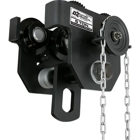 OZ Lifting OZ5GBT Geared Beam Trolley 5 Ton Capacity