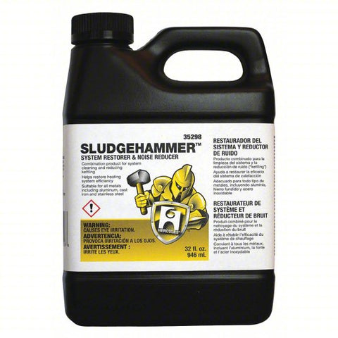 Corrosion Inhibitor: 32 oz Container Size, Jug, Clear, For Hydronic Heating Systems