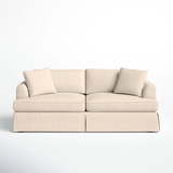 Lucia 92.5'' Recessed Arms CAL117 Compliant Sofa