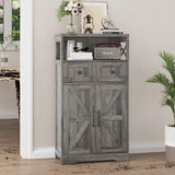 Storage Cabinet With Doors And Drawers