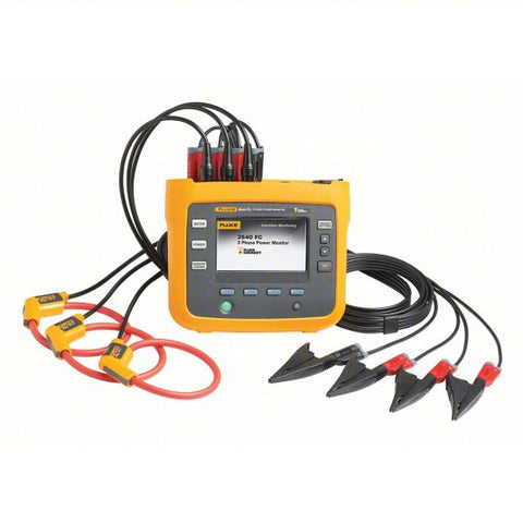 FLUKE Power/Condition Monitor: CAT II 1000V/CAT III 600V/CAT IV 300V, For Single/Split/Three Phase