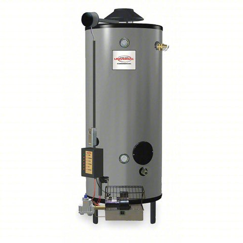 Commercial Gas Water Heater: Natural Gas, Low NOx, 100 gal, 199,900 BTU, 73.06 in Ht