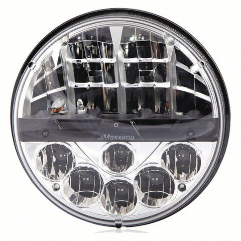 MAXXIMA Headlight: Headlight, LED, Heated, High Beam/Low Beam, Surface Mount, Bracket, H4 Connector