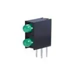 LED Circuit Board Indicators T1 BI-LEVEL GRN DIF