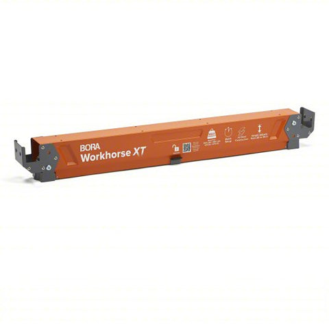 BORA Sawhorse: Adj Ht, Steel, 3 in Overall Wd, 38 in Overall Dp, 2,700 lb Overall Load Capacity