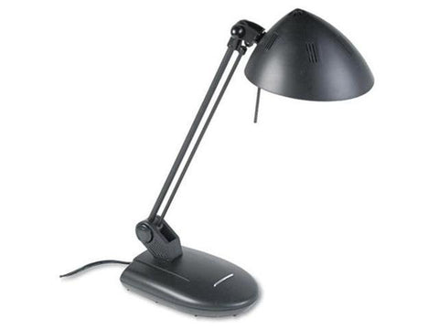 High-Output Three-Level Halogen Desk Lamp 13-1/4" Reach Matte Black L281MB