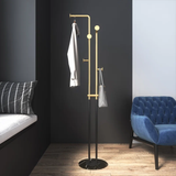 Darrias 5 - Hook Freestanding Coat Rack with Marble Base, Art Design Easy Assembly