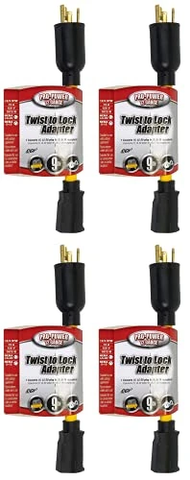 Southwire 12/3 Stw, 9" Twist To Lock Generator Power Cord Adaptor (90218802)