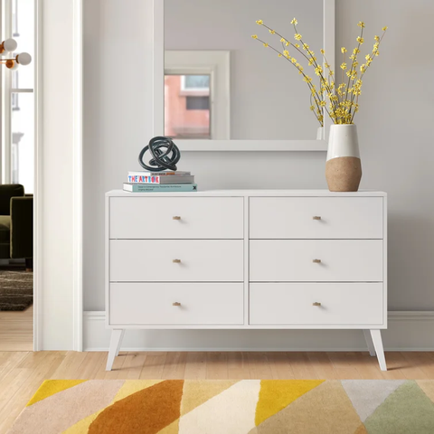 Mid Century Modern Dresser, 6-Drawer – ADVANCED SOLUTIONS DISPLAY Mid Century Modern Dresser, 6-Drawer – ADVANCED SOLUTIONS DISPLAY