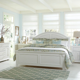 Liberty Furniture Summer House I Panel Bed, Dresser & Mirror, Chest