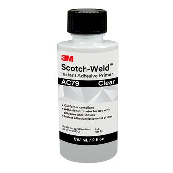 3M Scotch-Weld AC79 Adhesive Primer Clear Liquid 8 fl oz Bottle - 31389