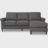 Harmon Roll Arm Sectional Sofa - Serta