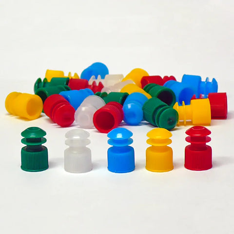 Cap, Flange Plug, 12mm, Blue, 1000/Pack