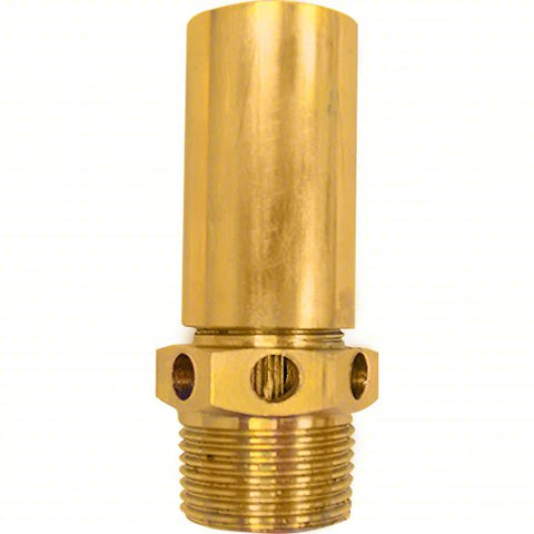 Vacuum Relief Valve: 3 in MNPT, Brass Body, 0 in Hg to 13.3 psi, 0 in Hg to 28 in Hg