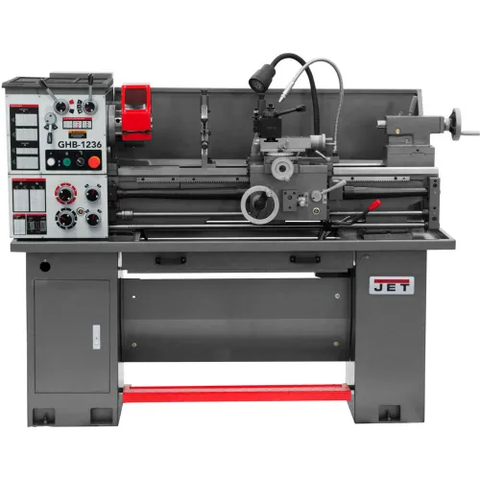 JET® JT9-321236 GHB-1236 Geared Head Bench Lathe with Stand & Foot Brake