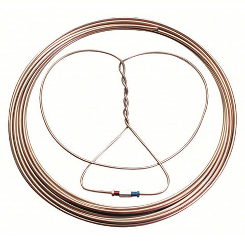 Brake Line Tubing: Tubing, 3/16 in OD Tube Size, 50 ft Lg, Copper Nickel