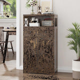 Storage Cabinet With Doors And Drawers