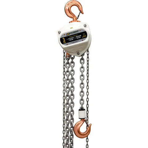 OZ Lifting Spark Resistant Chain Hoist, 3 Ton Capacity 50' Lift