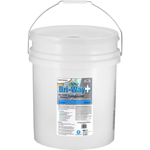 Dri-Way+ Compound, 22 Lbs. Container, Light Citrus Scent, Brown