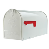 Architectural Mailboxes Post Mount Black Metal Large Mailbox
