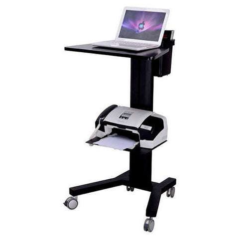 Mobile Laptop PC Cart - Black
