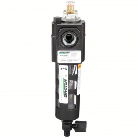 SPEEDAIRE Compressed Air Lubricator: Micro Mist, 3/8 in NPT, 50 cfm, 150 psi Max Op Pressure, Zinc