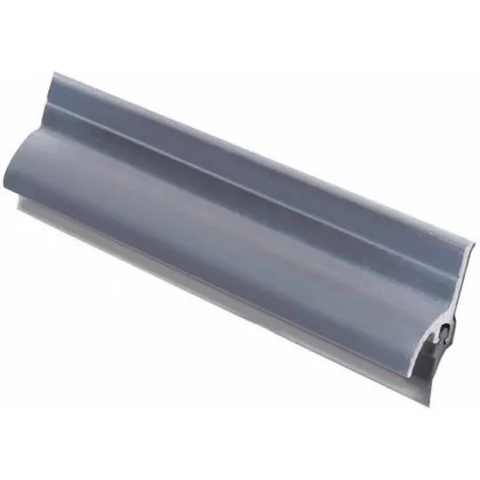 Pemko Aluminum Industrial Door Sweep W/ Vinyl Insert 36" Mill Aluminum - Pkg Qty 10