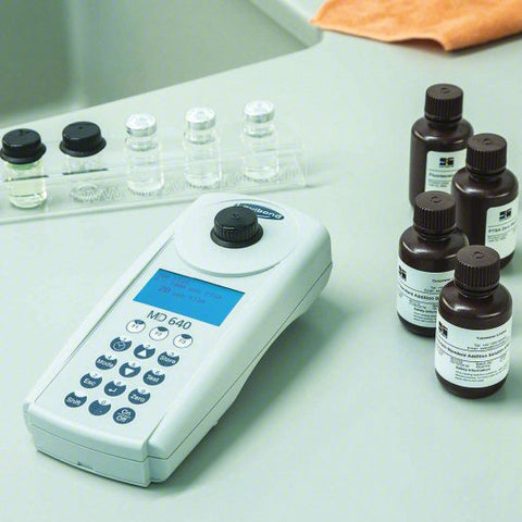 LOVIBOND Colorimeter: 430 nm_660 nm Wavelengths, 0.005 A, Liquid/Powder Packs/Tablets Reagent