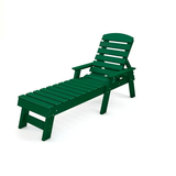 Frog Furnishings Pensacola Adirondack Recycled Plastic Chaise Lounge