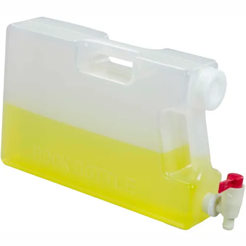 Bel-Art Book Bottle with Spigot 118620005, Polypropylene, 5 Liters, 3-3/8" x 9-1/2" x 14-3/4", 1/PK