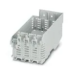 DIN Rail Mount Enclosures ME-IO 75,2 LB/FE 10U TBUS 7035