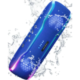 Portable Bluetooth Speaker, IPX7 Waterproof Wireless Speaker Bluetooth with Flashing Lights