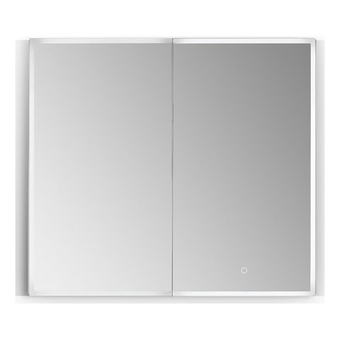 36" Clear Glass Surface-Mount/Recessed LED Mirror Medicine Cabinet