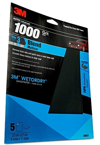 3M 32021 Imperial Wetordry 9" x 11" 1000 Grit Sheet Sandpaper