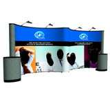 20' Gullwing ARISE Floor Display Kit (Mural with Fabric Ends)