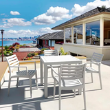 Siesta Artemis 5 Piece Outdoor Dining Set, 31-1/2"W x 29"H Table