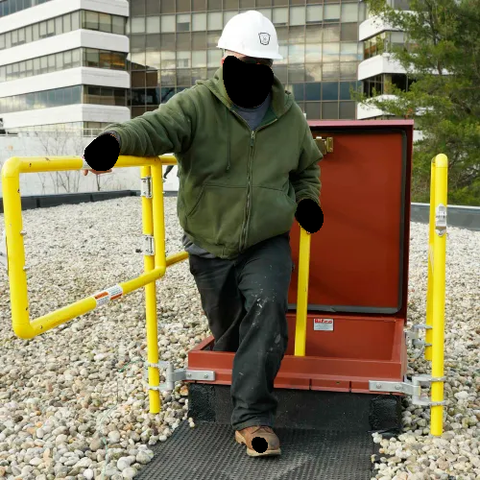Bilco® RL2-NB Rail System for 30"x54" Roof Hatch